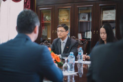 Takimi me ambasadorin e Republikës së Kinës Liu Jin-