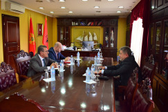 Ambasadori i Kosovës në Malë të Zi Ylber Hysa vizitojë komunën e Ulqinit