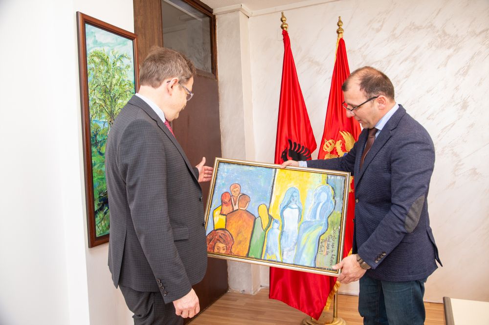 Kryetari i Kuvendit Mavriq takon ambasadorin gjerman Peter Felten