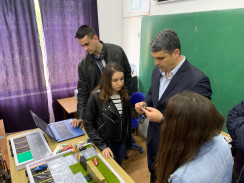 Kryetari i K.K Ulqin, dr. Ilir Çapuni vizitoi shkollën "Marko Nuculoviq"