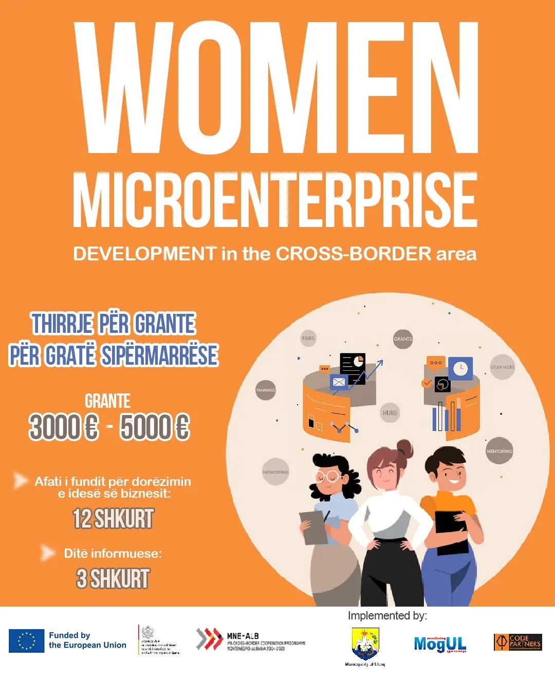 THIRRJE PËR GRANTE PËR GRATË SIPËRMARRËSE – Ulqin