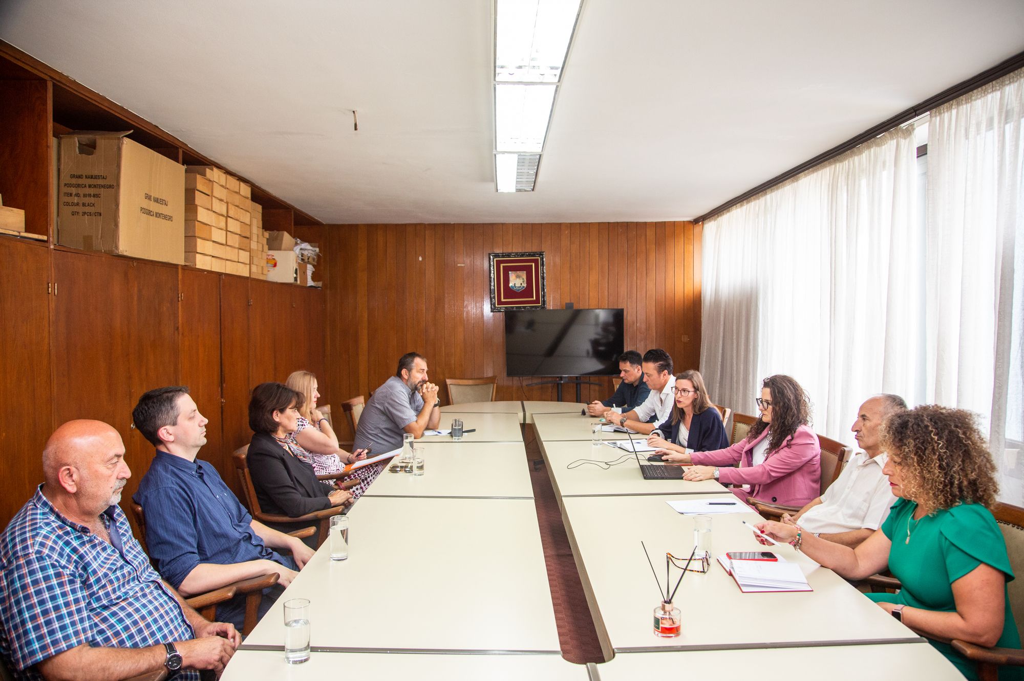 Kuvendi i Komunës së Ulqinit dhe Qendra për Kulturë mikpritën delegacionin nga Biblioteka Kombëtare e Malit të Zi 